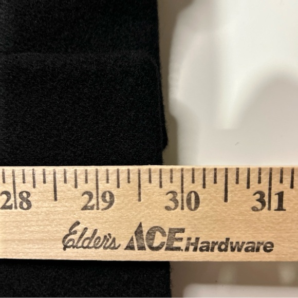 Urban Wool Jacket Women’s 12 Black Merino Wool & Velvet Business Career Holiday - Picture 11 of 11